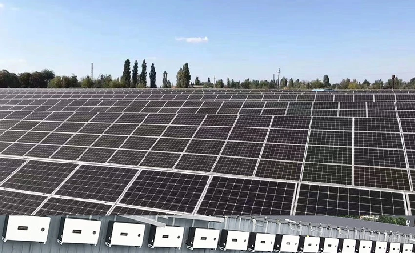 3.2mw ground solar system hybrid storage battery Germany